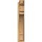 Ekena Millwork Merced Craftsman Rough Sawn Outlooker, Western Red Cedar, 6"W x 24"D x 36"H OUT06X24X36MRC04RWR - alternate 2